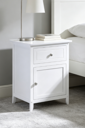 Bedside Table, White